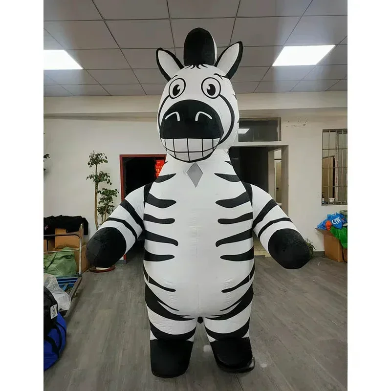 Event & Party Supply - Inflatable Zebra Mascot Costume Adult Full