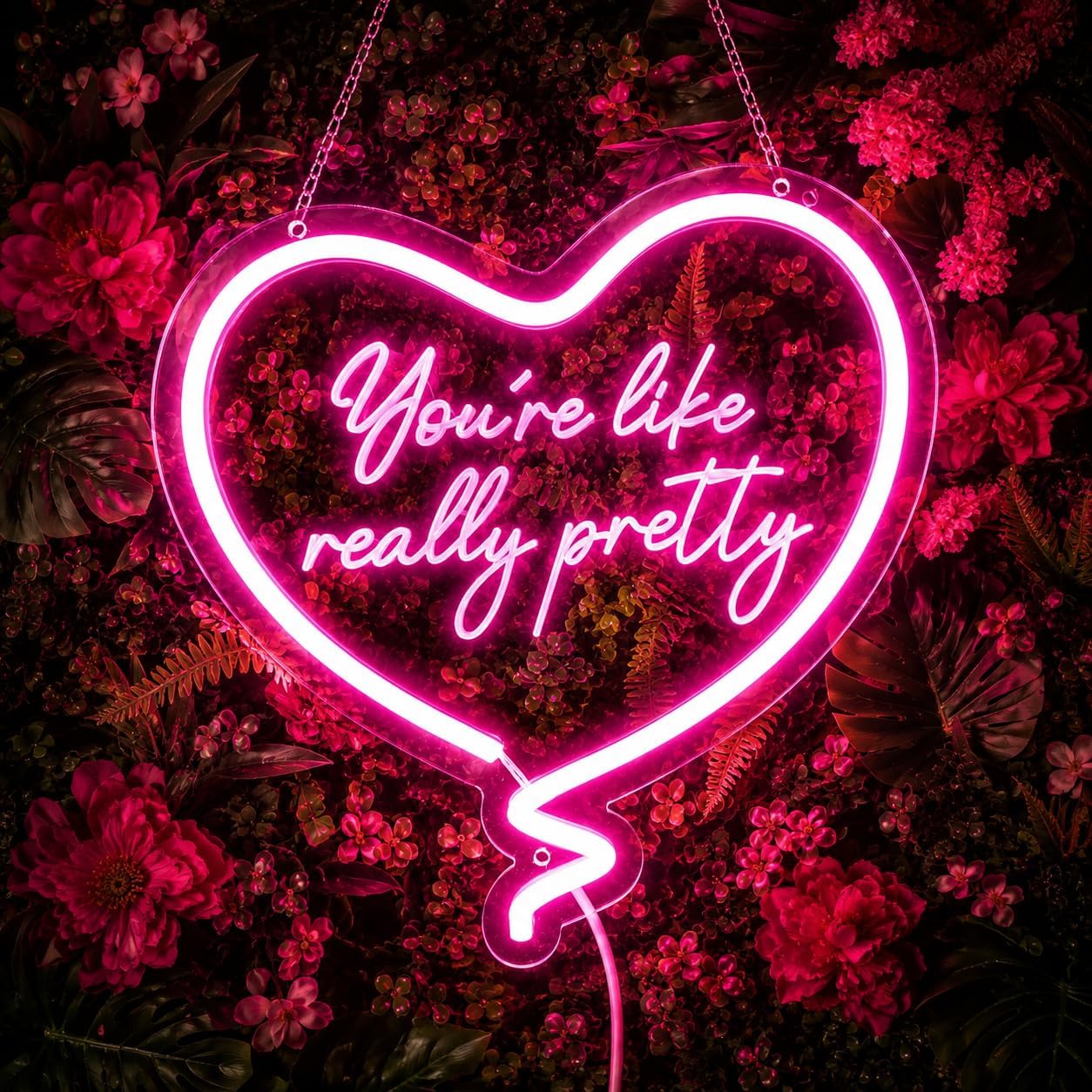 Pink Heart Neon Sign Youre Lik - đánh giá và giá Neon Sign Party