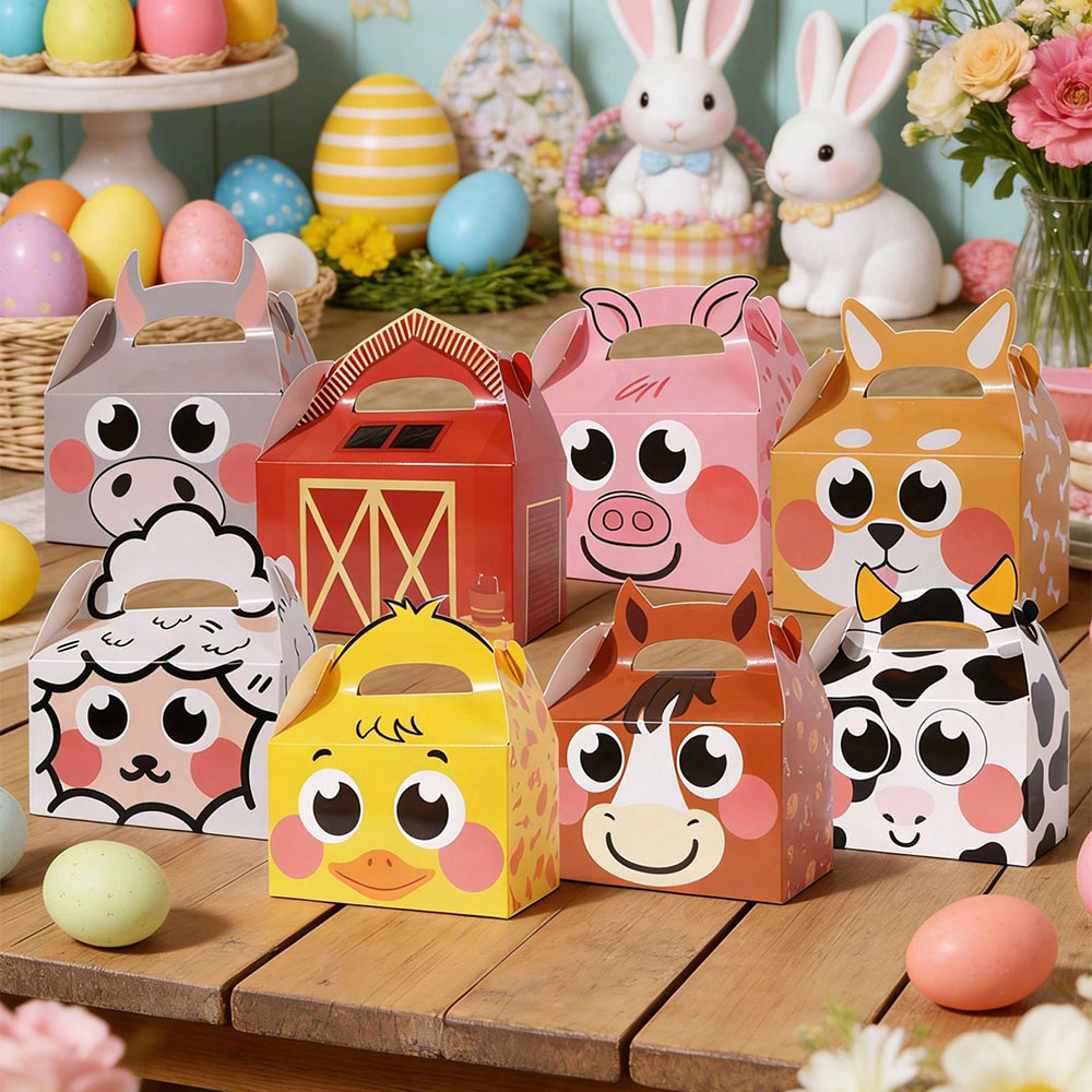8/16/24pcs Cute Farm Animal Th - đánh giá và giá Event Party Box
